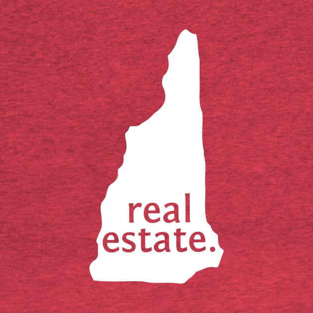 New Hampshire State Real Estate T-Shirt by Proven By Ruben